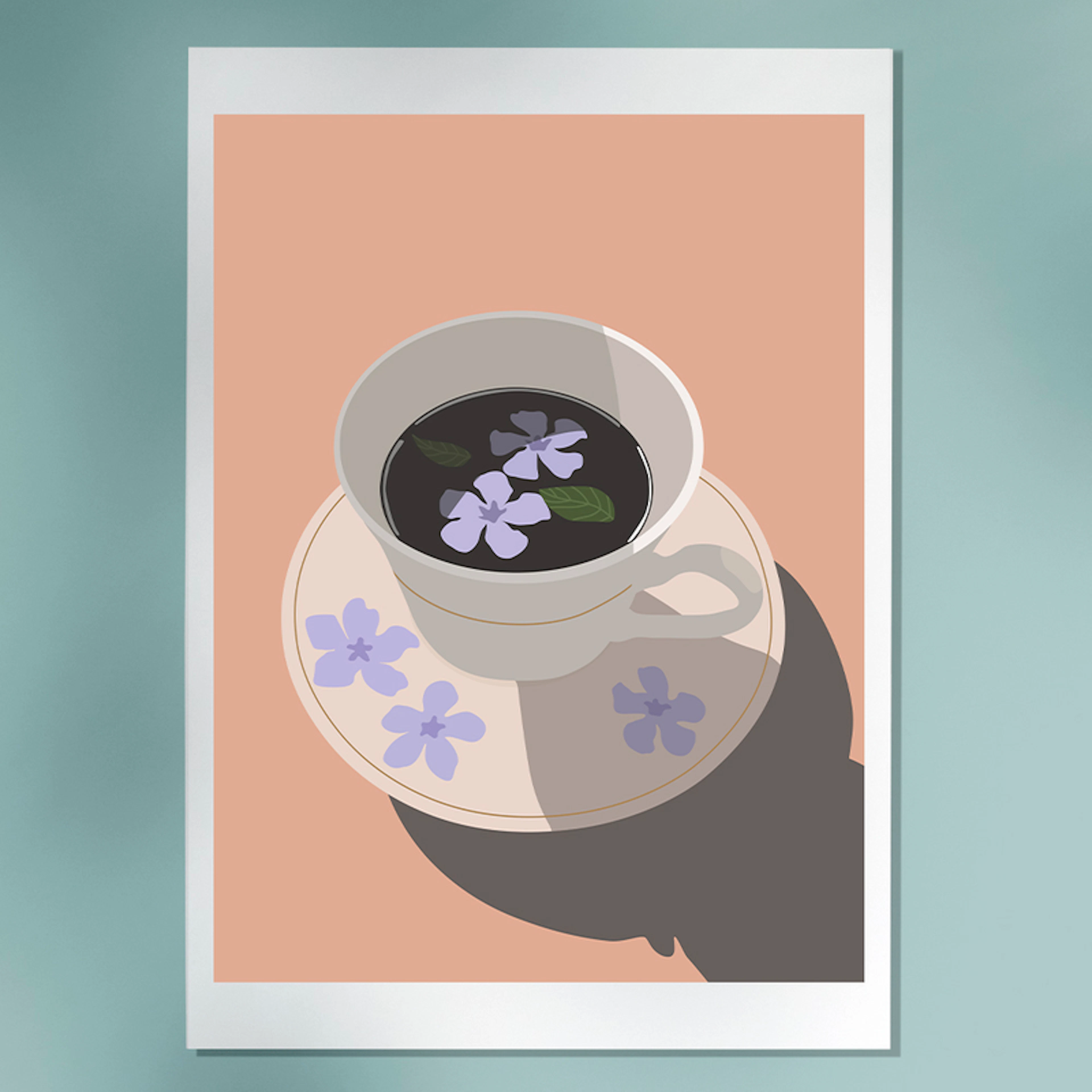 Teacup with Flowers